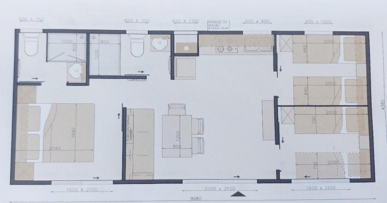 Mobile Home Mar Vista Selce Bagian luar foto